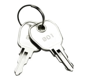 HAES KEY801 Spare 801 Key for Panel Door Lock (Set of 2)