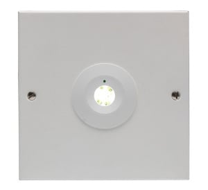 Advanced LED-Lite 3W LED Emergency Downlighter - Addressable - Surface Mount - Non-Maintained - Open Area Lens (LLED3/NM3/P/SUR)