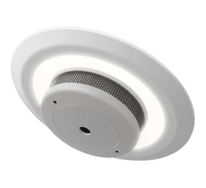 Lumi-Plugin LP110WH3KMBWSA 3000K Downlight & Smoke Alarm