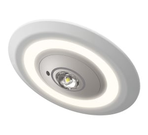 Lumi-Plugin 3000K IP20 Fire Rated LED Downlight with Emergency Light - Living (Warm White) (LP110WH3KHTEM)