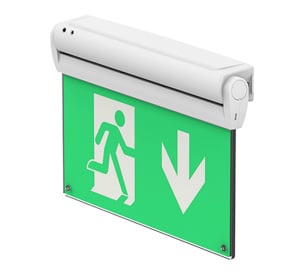 BLE MEERSBROOK 5 in 1 LED Hanging Exit Sign with Self Test (EL-131950)