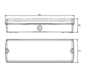 BLE NORFOLK 6W IP65 LED Emergency Bulkhead (EL-110150)