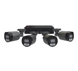 ESP Rekor IP PoE 2MP 4-Channel 4 Bullet Camera Kit 1TB Grey (RC24KB4G)