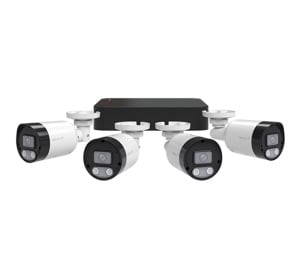 ESP Rekor IP PoE 2MP 4-Channel 4 Bullet Camera Kit 1TB White (RC24KB4W)