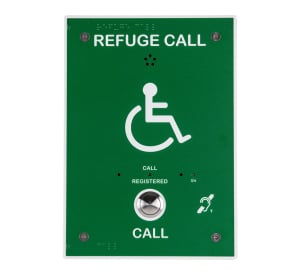Cameo Type B Disabled Refuge Outstation, Green Hands Free Unit (RCO/GB)