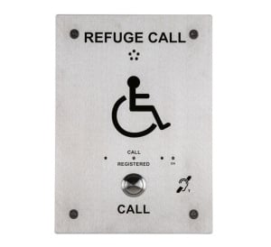 Cameo Type B Disabled Refuge Outstation, Handsfree, Stainless Steel Front Panel (RCO/SS)