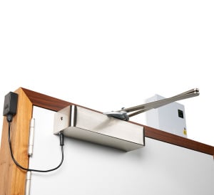 Rutland Responder 24 EN2-4 Scissor Arm Electromagnetic Door Closer - Polished Nickel Plate