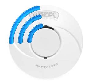 Hispec RF PRO 10 Year Longlife Battery Radio-Interlink Heat Alarm (HSA/BH/RF10-PRO)