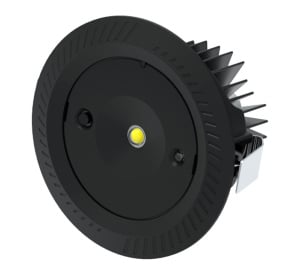 BLE RICHMOND IP20 Recessed Emergency Downlight 70mm - Black (EL-152450-BL)