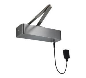 Rutland Responder 24 EN2-4 Scissor Arm Electromagnetic Door Closer - Satin Nickel Plate