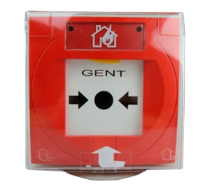GENT Vigilon Addressable Manual Call Point with Resettable Element & Cover (No Backbox) (S4-34845)
