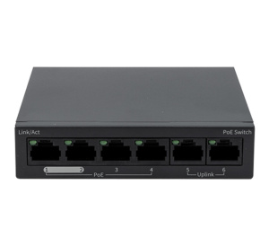ESP Essentials 4 Port PoE Switch 60W Black (S4POE)