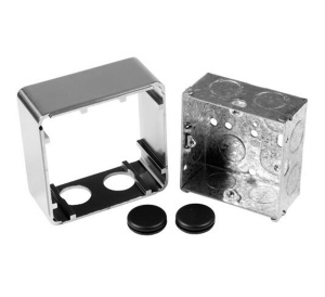 Geofire Surface Mounting Kit for Decorative Door Holders (Stainless Steel) (2-34-0424-M095)