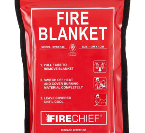 Firechief 1.2m x 1.2m Soft Case Fire Blanket (SVB2/K40)