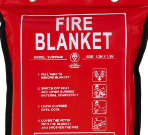 Firechief 1.2m x 1.8m Soft Case Fire Blanket (SVB3/K40)
