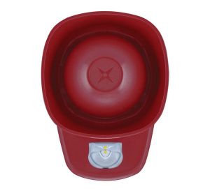 Eaton Cooper Intelligent Addressable Wall Sounder VAD (Red Flash) (CASB483)