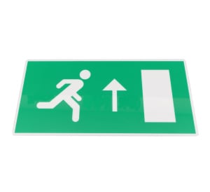 BLE Exit Legend for Thorncliffe Exit Box - Arrow Up (EL-131305-UP)