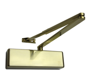 Rutland TS.3204 Fixed Power EN3 Overhead Door Closer - Satin Brass (TS.3204.SLFB.SBSB)