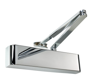 Rutland TS.5204 Variable Power EN2-4 Overhead Door Closer - Polished Nickel Plate (TS.5204BC.SRFB.PNPPNP)