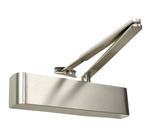 Rutland TS.5204 Variable Power EN2-4 Overhead Door Closer - Satin Nickel Plate (TS.5204BC.SRFB.SNPSNP)