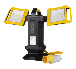 Hispec Twin 20W 110V Adjustable LED Work Light (HSSL/40LEDWL)
