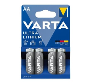 VARTA ULTRA Lithium 1.5V AA Battery (Pack of 4) (6106)