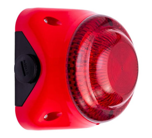 Global Fire VALKYRIE ABI IP65 Addressable Wall Mount Beacon with Isolator (Red) (VALKYRIE-ABI-IP65)