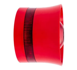 Global Fire VALKYRIE ASB Addressable Wall Mount Sounder Beacon (Red) (VALKYRIE-ASB)
