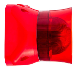 Global Fire VALKYRIE ASBI IP65 Addressable Wall Mount Sounder Beacon with Isolator (Red) (VALKYRIE-ASBI-IP65)