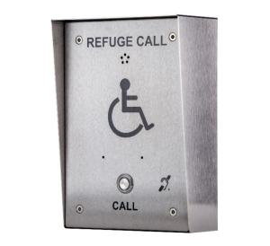 Kentec Safe-Point Type B Disabled Refuge Outstation, Weather Resistant, includes Surface Backbox - Loop Wired (K41400SST)