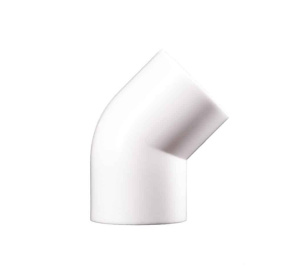 WAGNER White 25mm 45º Bend (Pack of 10) (01-10-9236)