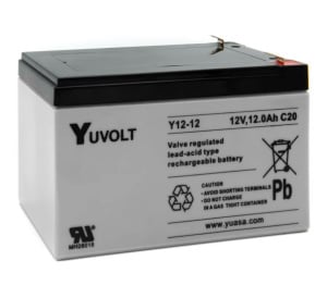 Yuasa Yuvolt 12v 12Ah Sealed Lead Acid Battery (Y12-12L)