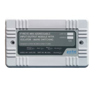 Zeta Fyreye MKII Addressable Input/Output Module with Isolator (Mains Voltage Rated) (ZAIO/230)