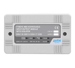 Zeta Fyreye MKII Addressable Input/Output Module with Isolator (Low Voltage Rated) (ZAIO-MI)