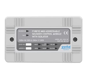 Zeta Fyreye MKII Addressable Sounder Control Module with Isolator (ZASC-MI)