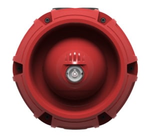Zeta Raptor Conventional Weatherproof Sounder VAD Beacon (Red) (ZRPB/R)