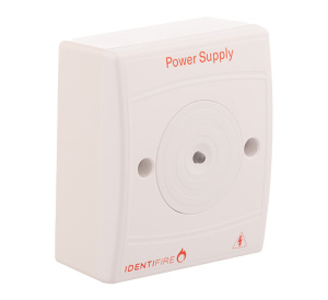 Vimpex Identifire Single Gang PSU 12/24V, White, Surface (10-3010WSG-S)