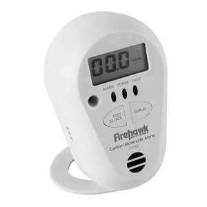 FireHawk CO7BD 7 Year Longlife Battery Digital Display Carbon Monoxide Alarm