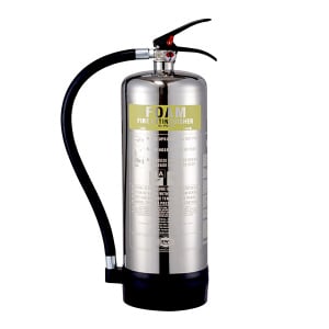 6 Litre AFFF Foam Stainless Steel Fire Extinguisher - Jewel Fire Group