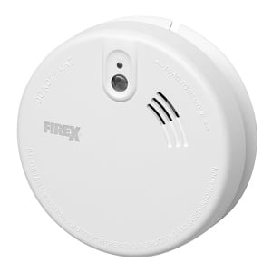 Kidde KF20R Mains Powered Optical Smoke Alarm with Rechargeable Back-Up Battery