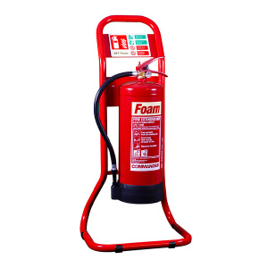Commander Single Tubular Fire Extinguisher Stand Red (CS30)