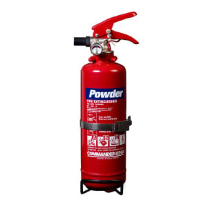 CommanderEDGE 1kg Dry Powder Fire Extinguisher