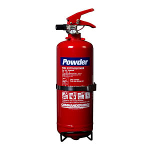 CommanderEDGE 2kg Dry Powder Fire Extinguisher