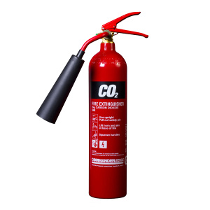 CommanderEDGE Aluminium 2kg CO2 Fire Extinguisher (FX-COA-002-DCF)