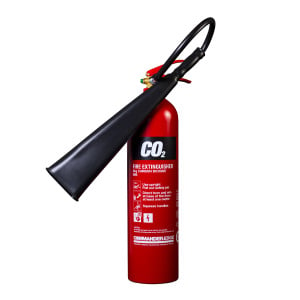 CommanderEDGE Aluminium 5kg CO2 Fire Extinguisher