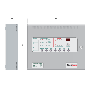 Kentec Sigma CP-A 2 Zone Alarmsense Fire Panel (KA11020M2)