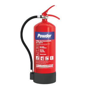 CommanderEDGE 6kg Dry Powder Fire Extinguisher