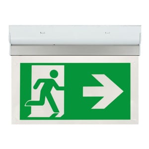 ESP Duceri 2W LED Maintained Exit Sign - Legend Right
