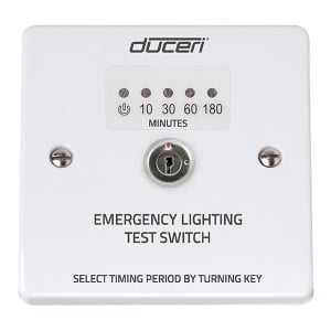 ESP Duceri Auto Emergency Light Test Key Switch