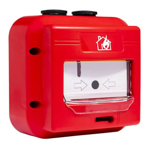 Global Fire Conventional IP67 Manual Call Point w/ Cover - Red